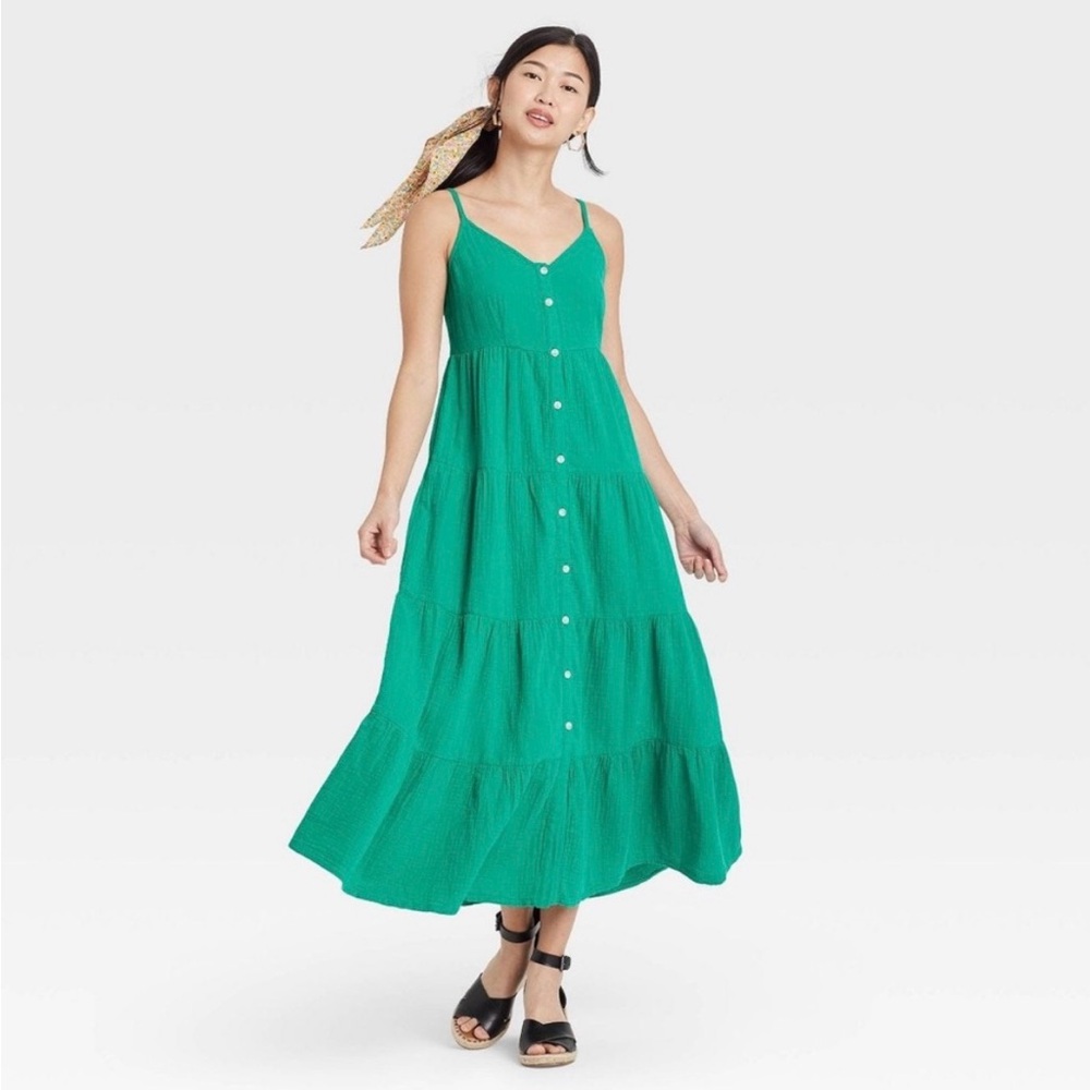 Universal Thread Green Cotton Dress
